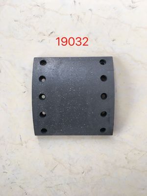 OE NO. WVA19032 Bloco de travagem não constituído por amianto para camiões europeus BPW180 204*180*10.7/17.8