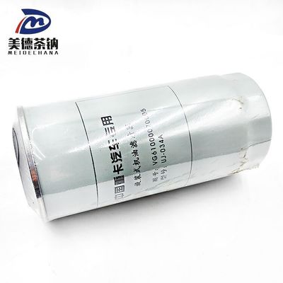Filtro de óleo metálico para peças de motores Sino Peças de camiões Sino Filtro metálico