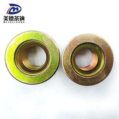 Rodas traseiras de aço, flange hexagonal, soldadura, porca auto-bloqueante, revestimento galvanizado