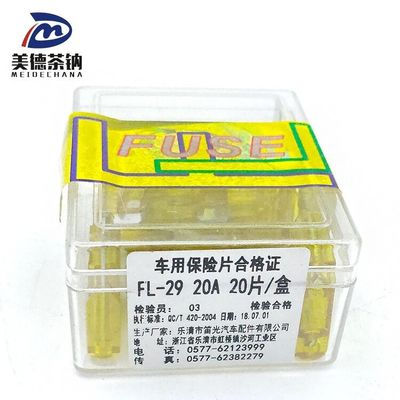 Modelo de autocarro Fusível de lâmina padrão com ligas de zinco e materiais de construção de plástico