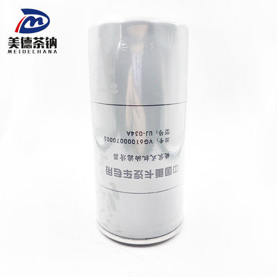 Descrição Peças sobressalentes de camiões pesados Filtro de óleo VG6100070005 para peças de motor