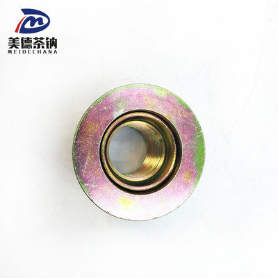 Modelo de autocarro de aço inoxidável Hexagon Nut com flange e cor Galvanized Wheel Nut