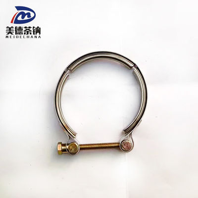 Aplicação de uma pinça de banda V padrão para o conector de tubos do sistema de escape de aço inoxidável 1201-11178