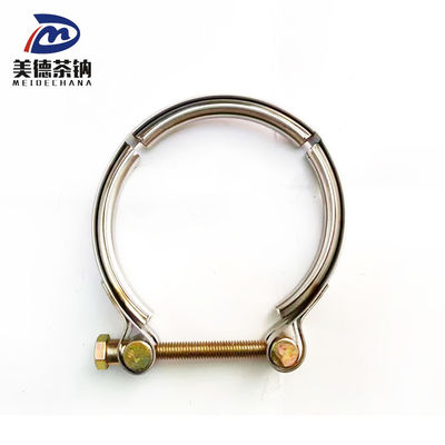 Aplicação de uma pinça de banda V padrão para o conector de tubos do sistema de escape de aço inoxidável 1201-11178