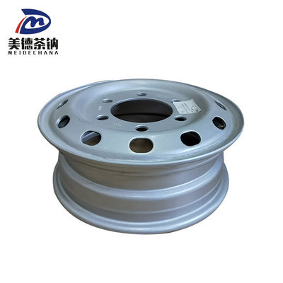 Roda de pneu soldado de máquina de prata disco de aço sem tubo roda de caminhão aro 3101015-DR850M