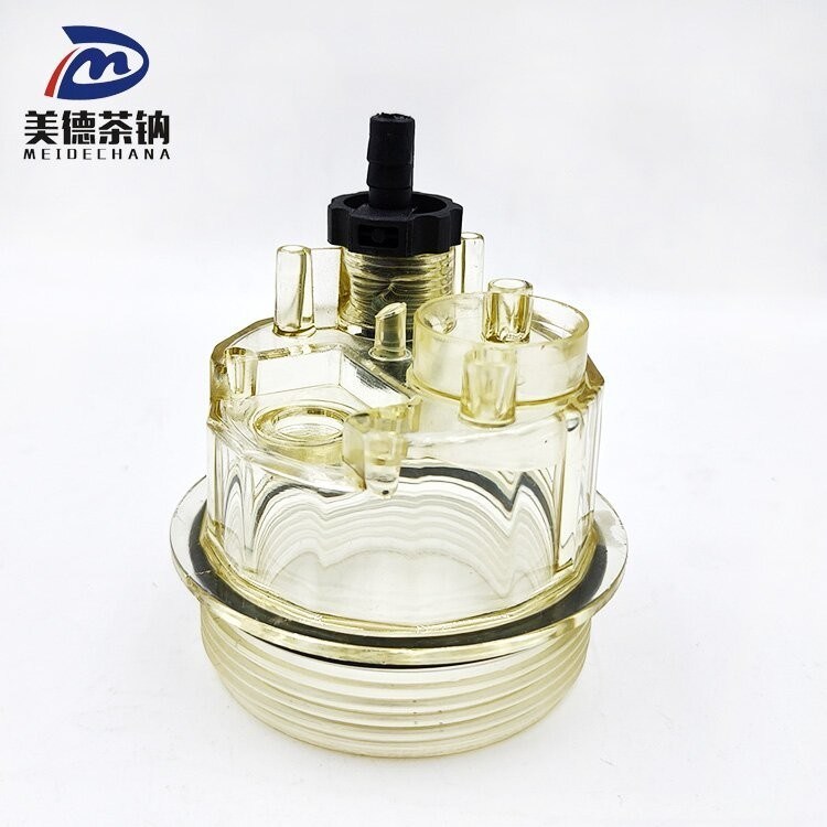 Separador de água de filtro de óleo de combustível de plástico superior para peças de motores de caminhões Sinotruk Howo